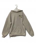 90909090）の古着「プルオーバーパーカー」｜ベージュ