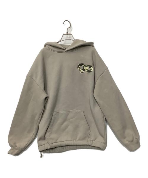 9090（9090）9090 (9090) プルオーバーパーカー ベージュ サイズ:XLの古着・服飾アイテム