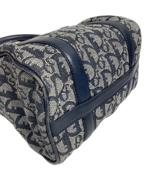 Christian Dior（クリスチャン ディオール）Christian Dior (クリスチャン ディオール) ハンドバッグ グレー×ネイビーの古着・服飾アイテム