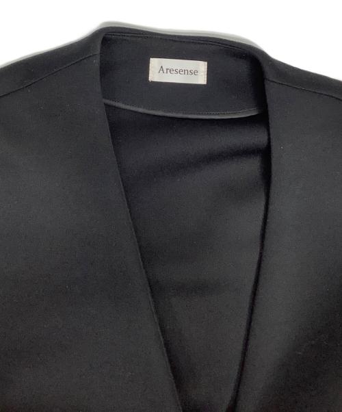 Aresense（アーセンス）Aresense (アーセンス) ロングコート ブラック サイズ:FREEの古着・服飾アイテム