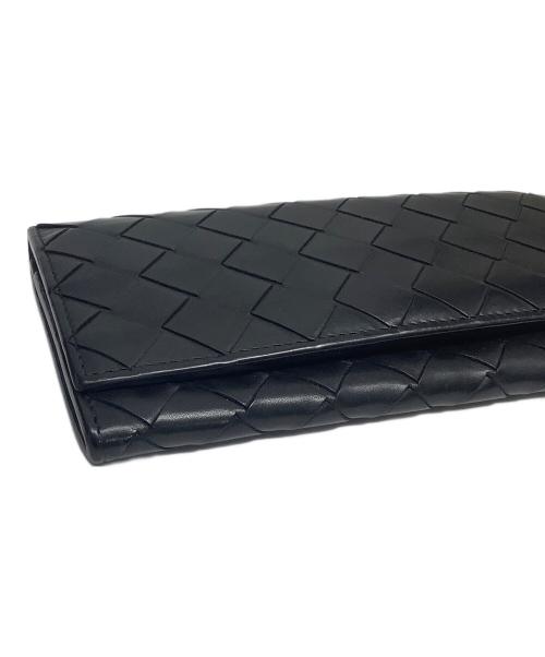 BOTTEGA VENETA（ボッテガベネタ）BOTTEGA VENETA (ボッテガベネタ) 札入れ ブラックの古着・服飾アイテム
