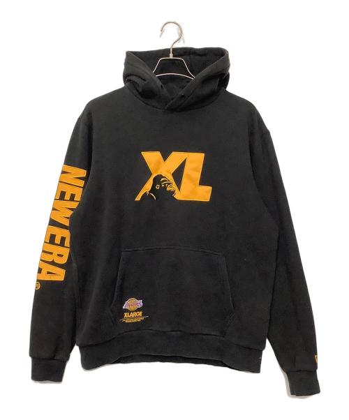 New Era（ニューエラ）New Era (ニューエラ) X-LARGE (エクストララージ) パーカー ブラック サイズ:Mの古着・服飾アイテム