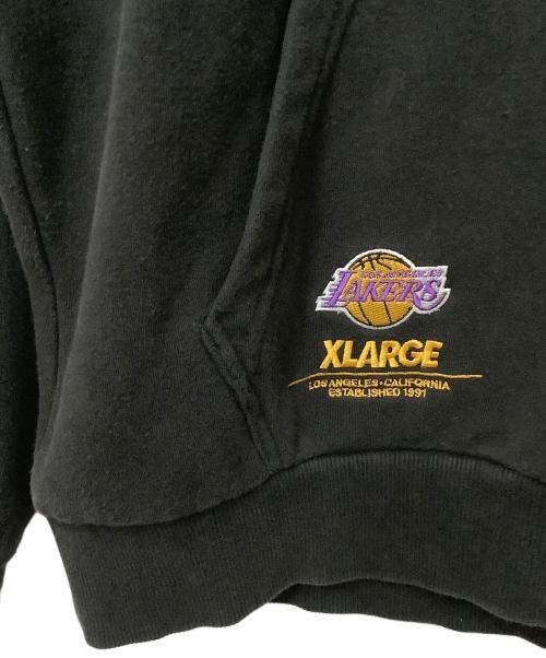 New Era（ニューエラ）New Era (ニューエラ) X-LARGE (エクストララージ) パーカー ブラック サイズ:Mの古着・服飾アイテム