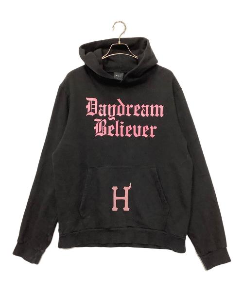 HUF（ハフ）HUF (ハフ) NEXUS7 (ネクサスセブン) プルオーバーパーカー ブラック サイズ:XLの古着・服飾アイテム