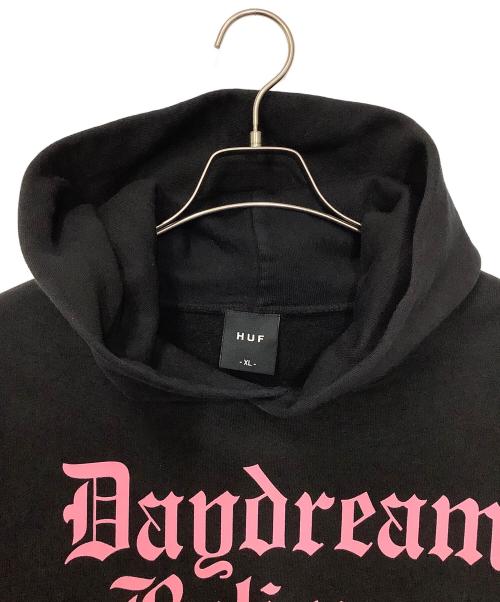 HUF（ハフ）HUF (ハフ) NEXUS7 (ネクサスセブン) プルオーバーパーカー ブラック サイズ:XLの古着・服飾アイテム
