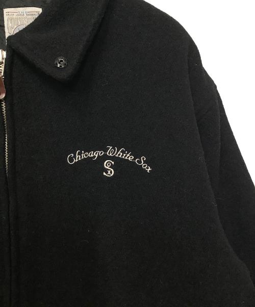 STARTER（スターター）STARTER (スターター) COOPERSTOWN COLLECTION (クーパースダウンコレクション) ウールジャケット ブラック サイズ:Lの古着・服飾アイテム