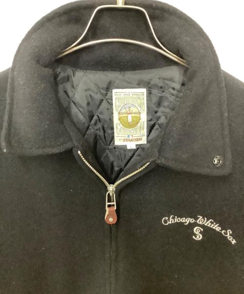 STARTER（スターター）STARTER (スターター) COOPERSTOWN COLLECTION (クーパースダウンコレクション) ウールジャケット ブラック サイズ:Lの古着・服飾アイテム