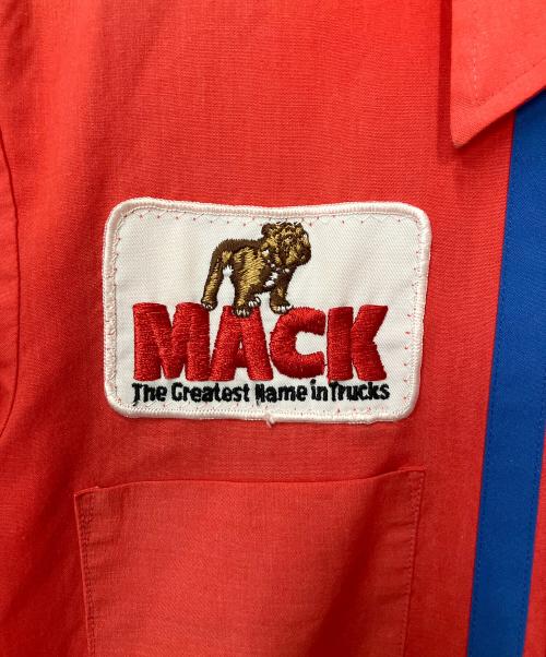 MACK（-）MACK (-) ヴィンテージシャツ レッド サイズ:-の古着・服飾アイテム