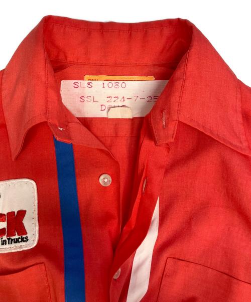 MACK（-）MACK (-) ヴィンテージシャツ レッド サイズ:-の古着・服飾アイテム