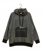 NANGAナンガ）の古着「プルオーバーパーカー」｜グレー×ブラック