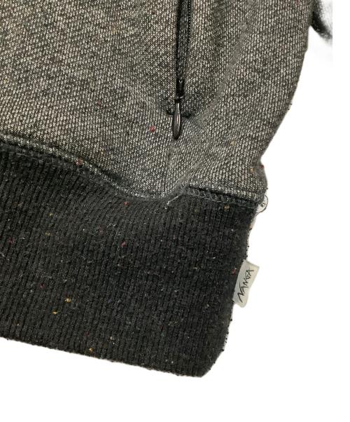 NANGA（ナンガ）NANGA (ナンガ) プルオーバーパーカー グレー×ブラック サイズ:Lの古着・服飾アイテム