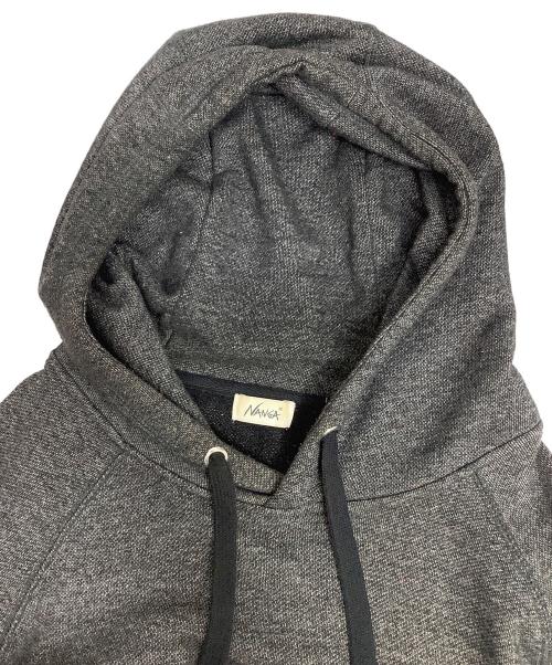 NANGA（ナンガ）NANGA (ナンガ) プルオーバーパーカー グレー×ブラック サイズ:Lの古着・服飾アイテム