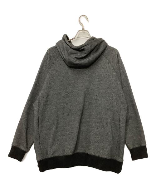 NANGA（ナンガ）NANGA (ナンガ) プルオーバーパーカー グレー×ブラック サイズ:Lの古着・服飾アイテム