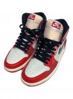 NIKEナイキ）の古着「ハイカットスニーカー」｜レッド×ホワイト