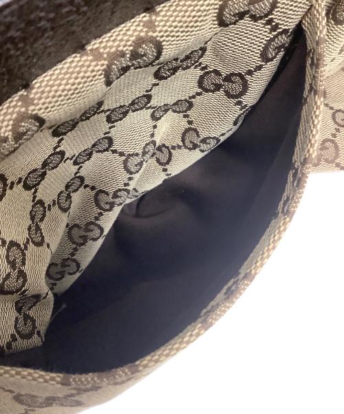 GUCCI（グッチ）GUCCI (グッチ) ショルダーバッグ ベージュ×ブラウンの古着・服飾アイテム