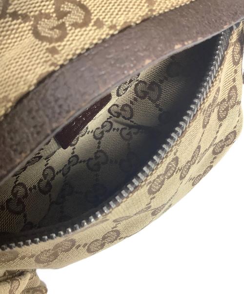 GUCCI（グッチ）GUCCI (グッチ) ショルダーバッグ ベージュ×ブラウンの古着・服飾アイテム