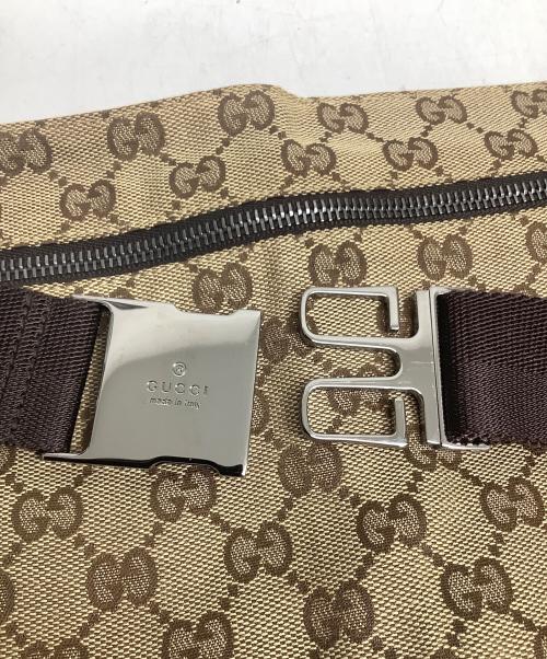 GUCCI（グッチ）GUCCI (グッチ) ショルダーバッグ ベージュ×ブラウンの古着・服飾アイテム
