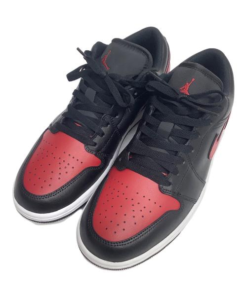 NIKE（ナイキ）NIKE (ナイキ) Air Jordan 1 Low ブラック×レッド サイズ:27.5cmの古着・服飾アイテム