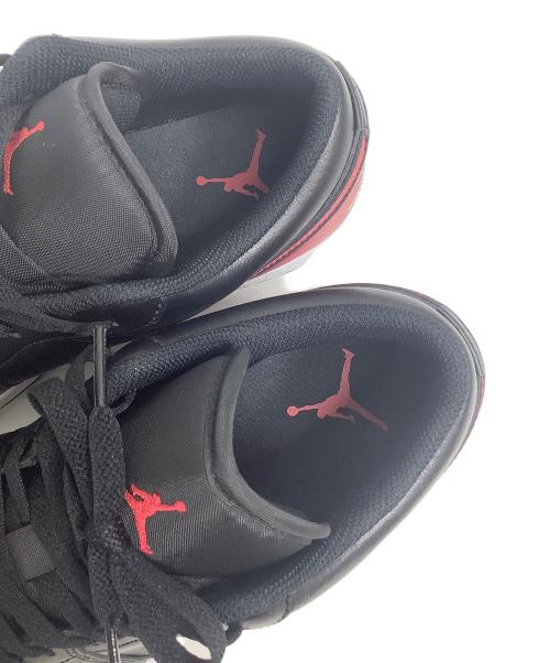 NIKE（ナイキ）NIKE (ナイキ) Air Jordan 1 Low ブラック×レッド サイズ:27.5cmの古着・服飾アイテム