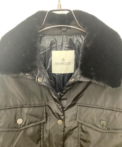 MONCLER（モンクレール）MONCLER (モンクレール) ステンカラーコート ブラック サイズ:38の古着・服飾アイテム