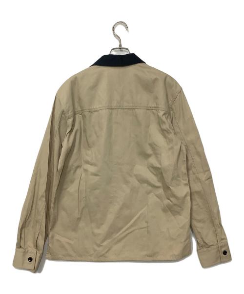 AMI Alexandre Mattiussi（アミアレクサンドルマテュッシ）AMI Alexandre Mattiussi (アミアレクサンドルマテュッシ) 長袖シャツ ベージュ×グリーン サイズ:Mの古着・服飾アイテム