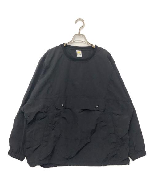 bark at the moon（バークアットザムーン）bark at the moon (バークアットザムーン) ナイロンプルオーバー ブラック サイズ:Lの古着・服飾アイテム