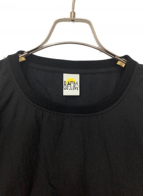 bark at the moon（バークアットザムーン）bark at the moon (バークアットザムーン) ナイロンプルオーバー ブラック サイズ:Lの古着・服飾アイテム