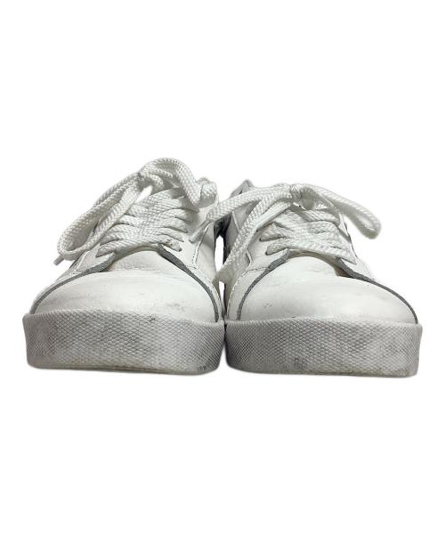 via SANGACIO（ヴィア・サンガチオ）via SANGACIO (ヴィア・サンガチオ) JEAN-MICHEL BASQUIAT (ジャン ミシェル バスキア) ローカットスニーカー ホワイト サイズ:26.5cmの古着・服飾アイテム