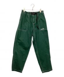 GRAMICCI×X-LARGE（グラミチ×エクストララージ）の古着「ストレートパンツ」｜グリーン