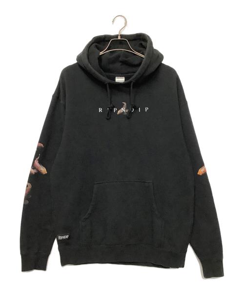 RIPNDIP（リップンディップ）RIPNDIP (リップンディップ) プルオーバーパーカー ブラック サイズ:Lの古着・服飾アイテム