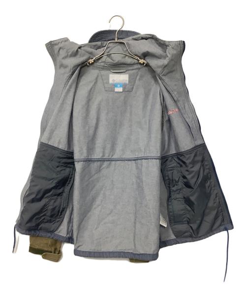 Columbia（コロンビア）Columbia (コロンビア) ヘイゼンデニムジャケット ブルー×ベージュ サイズ:Mの古着・服飾アイテム