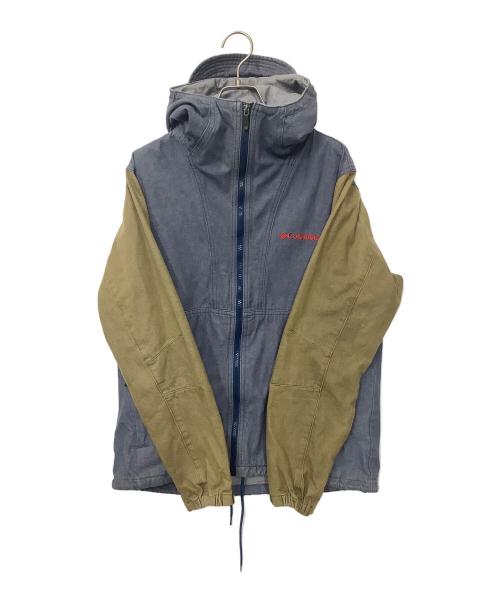 Columbia（コロンビア）Columbia (コロンビア) ヘイゼンデニムジャケット ブルー×ベージュ サイズ:Mの古着・服飾アイテム