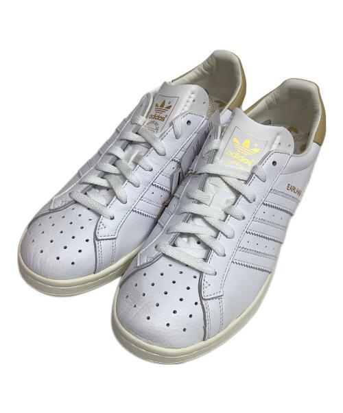 adidas（アディダス）adidas (アディダス) EARLHAM ホワイト×ゴールド サイズ:28cm 未使用品の古着・服飾アイテム