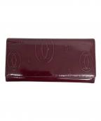 Cartierカルティエ）の古着「長財布」｜ボルドー