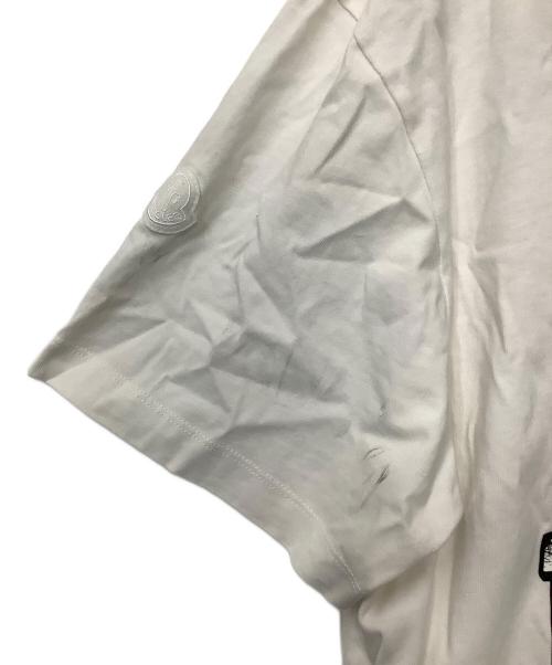 MONCLER（モンクレール）MONCLER (モンクレール) 半袖カットソー ホワイト サイズ:XLの古着・服飾アイテム