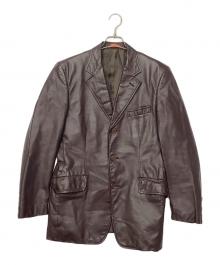 PAUL SMITH（ポールスミス）の古着「レザージャケット」｜ブラウン