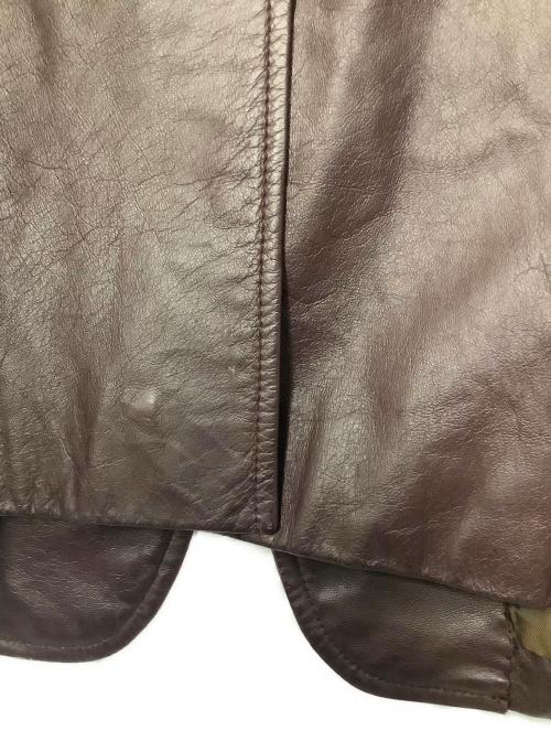 PAUL SMITH（ポールスミス）Paul Smith (ポールスミス) レザージャケット ブラウン サイズ:Mの古着・服飾アイテム