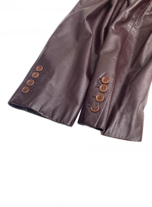 PAUL SMITH（ポールスミス）Paul Smith (ポールスミス) レザージャケット ブラウン サイズ:Mの古着・服飾アイテム