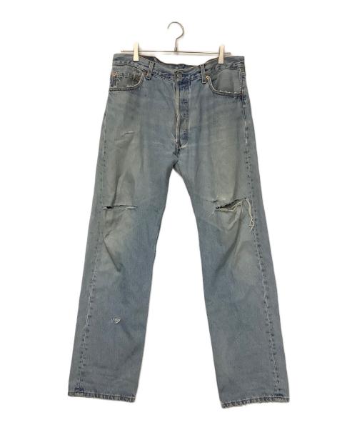 LEVI'S（リーバイス）LEVI'S (リーバイス) ダメージ加工ジーンズ ブルー サイズ:W36の古着・服飾アイテム