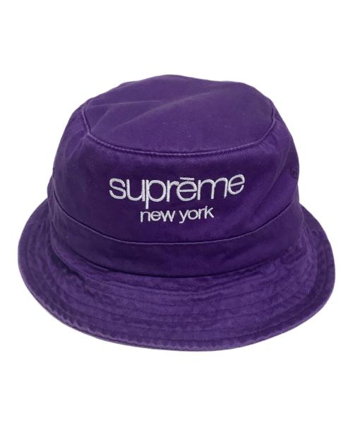 SUPREME（シュプリーム）SUPREME (シュプリーム) バケットハット パープル サイズ:S/Mの古着・服飾アイテム