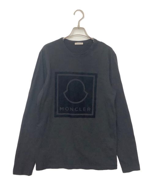 MONCLER（モンクレール）MONCLER (モンクレール) 長袖Tシャツ ブラック サイズ:Sの古着・服飾アイテム
