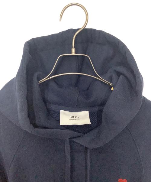 AMI Alexandre Mattiussi（アミアレクサンドルマテュッシ）AMI Alexandre Mattiussi (アミアレクサンドルマテュッシ) プルオーバーパーカー ネイビー サイズ:XXLの古着・服飾アイテム