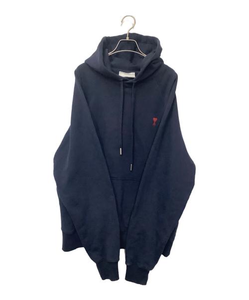 AMI Alexandre Mattiussi（アミアレクサンドルマテュッシ）AMI Alexandre Mattiussi (アミアレクサンドルマテュッシ) プルオーバーパーカー ネイビー サイズ:XXLの古着・服飾アイテム