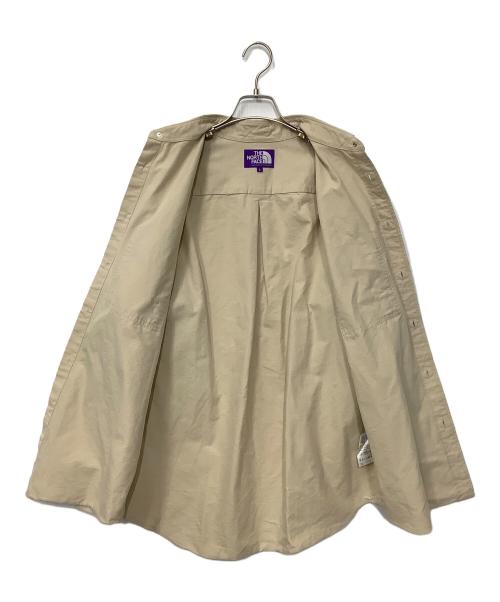 THE NORTHFACE PURPLELABEL（ザ・ノースフェイス パープルレーベル）THE NORTHFACE PURPLELABEL (ザ・ノースフェイス パープルレーベル) ワークシャツ ベージュ サイズ:Lの古着・服飾アイテム