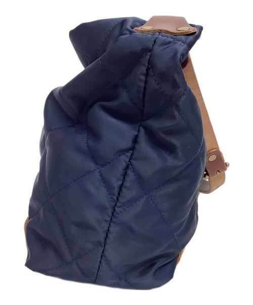 CLEDRAN（クレドラン）CLEDRAN (クレドラン) キルティングバッグ ネイビーの古着・服飾アイテム