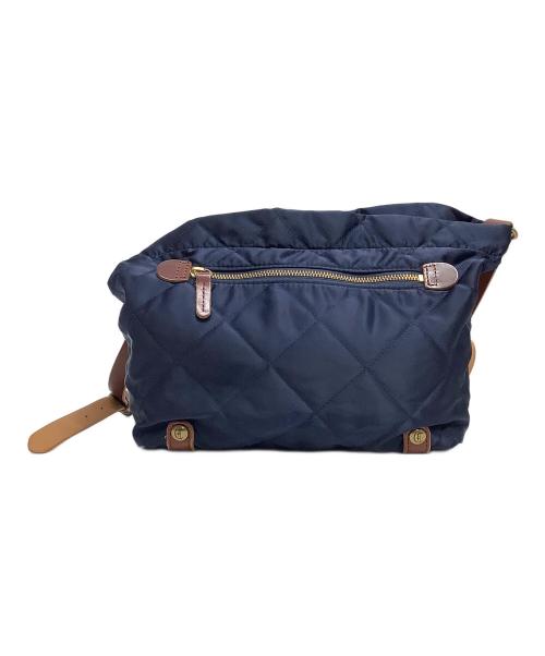 CLEDRAN（クレドラン）CLEDRAN (クレドラン) キルティングバッグ ネイビーの古着・服飾アイテム
