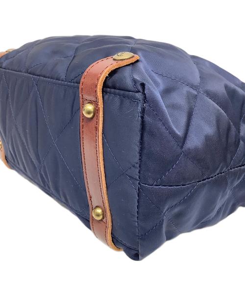 CLEDRAN（クレドラン）CLEDRAN (クレドラン) キルティングバッグ ネイビーの古着・服飾アイテム