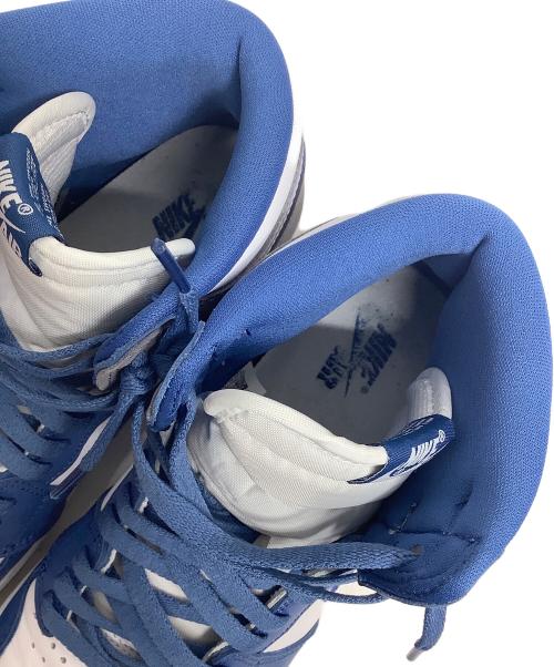 NIKE（ナイキ）NIKE (ナイキ) Air Jordan 1 High OG True Blue ホワイト×ブルー サイズ:28cmの古着・服飾アイテム