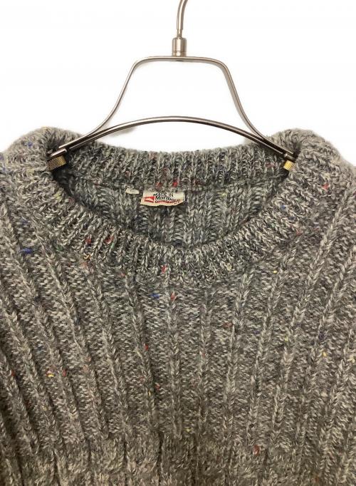 marlboro（マルボロ）Marlboro (マルボロ) ケーブルニット グレー サイズ:46の古着・服飾アイテム