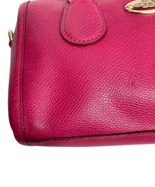 COACH（コーチ）COACH (コーチ) ミニバッグ ピンクの古着・服飾アイテム